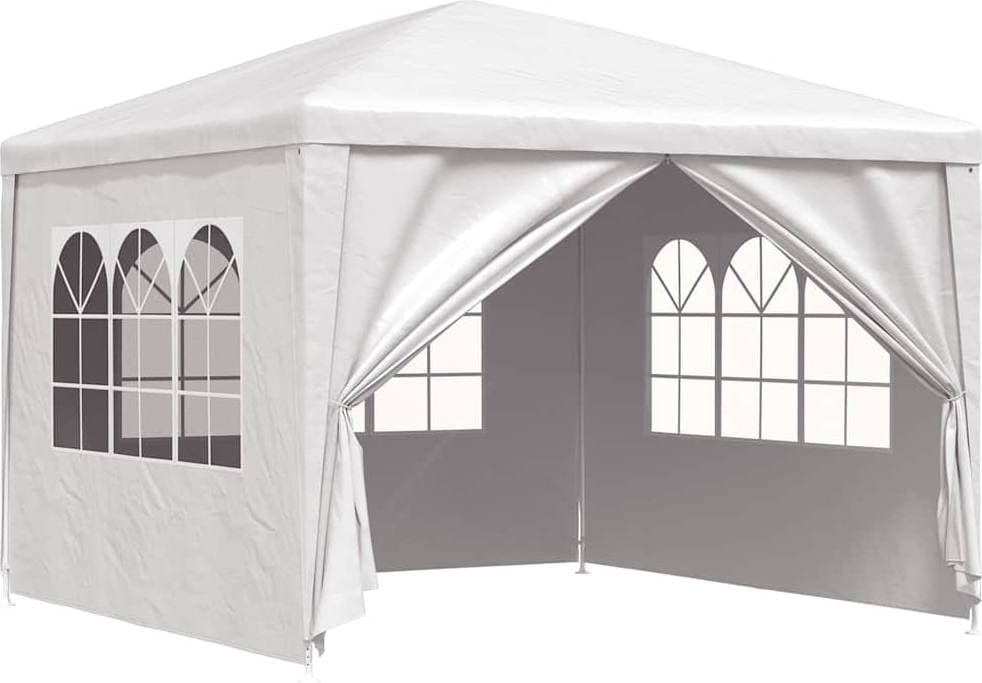 vidaXL Party Tent - White 3x3 m