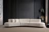 Hanah Home Hörnsoffa - Beige 4-sits Soffa 4-sits
