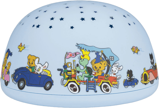 Rätt Start Bamse Med Stjärnhimmel Nattlampa