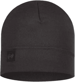 Buff Merino Heavyweight Beanie - Solid Black