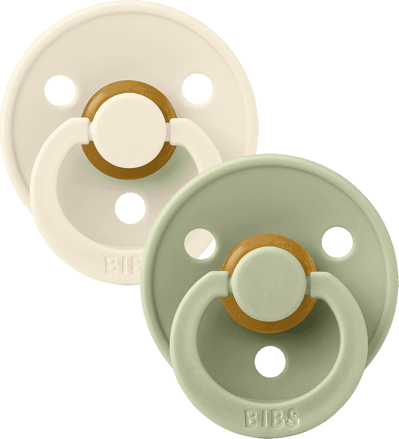 Bibs Color Pacifier Size 3 18+m 2-pack