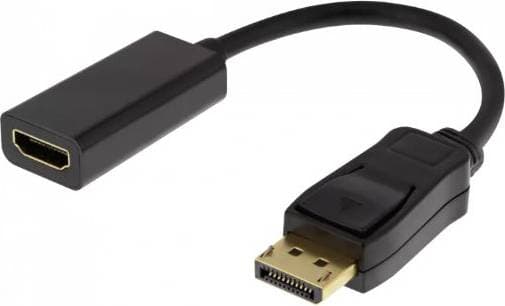 Deltaco DisplayPort - HDMI Adapter M-F 0.2m