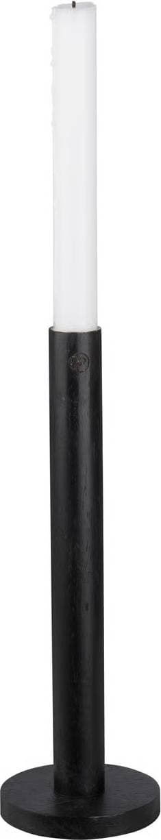 Ernst Svart Trä Svart 25 cm Ljusstake 25cm