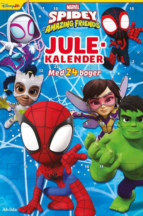 Marvel Julkalender Med 24 Bilderböcker NEW