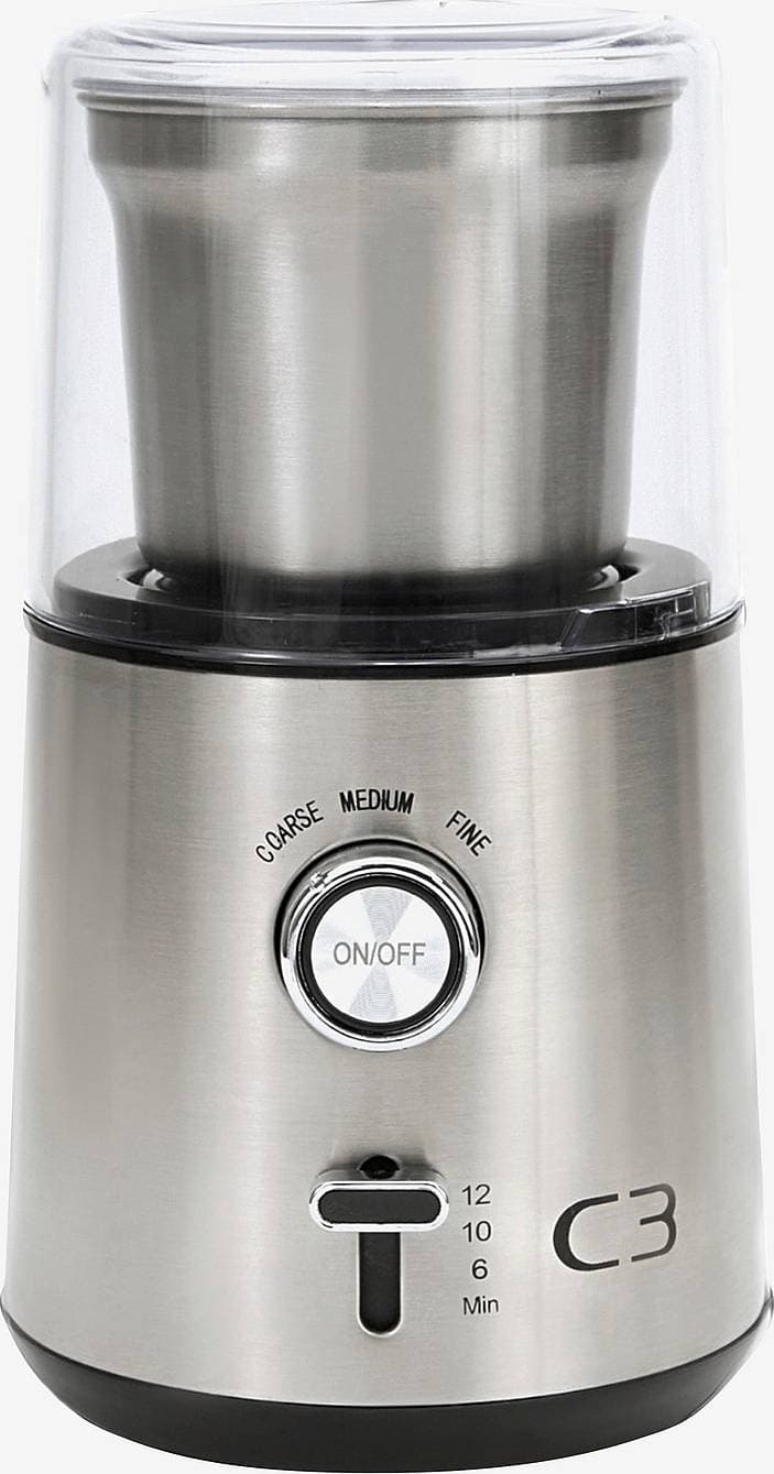 C3 Kaffekvarn Rostfritt Stål 85g 200W