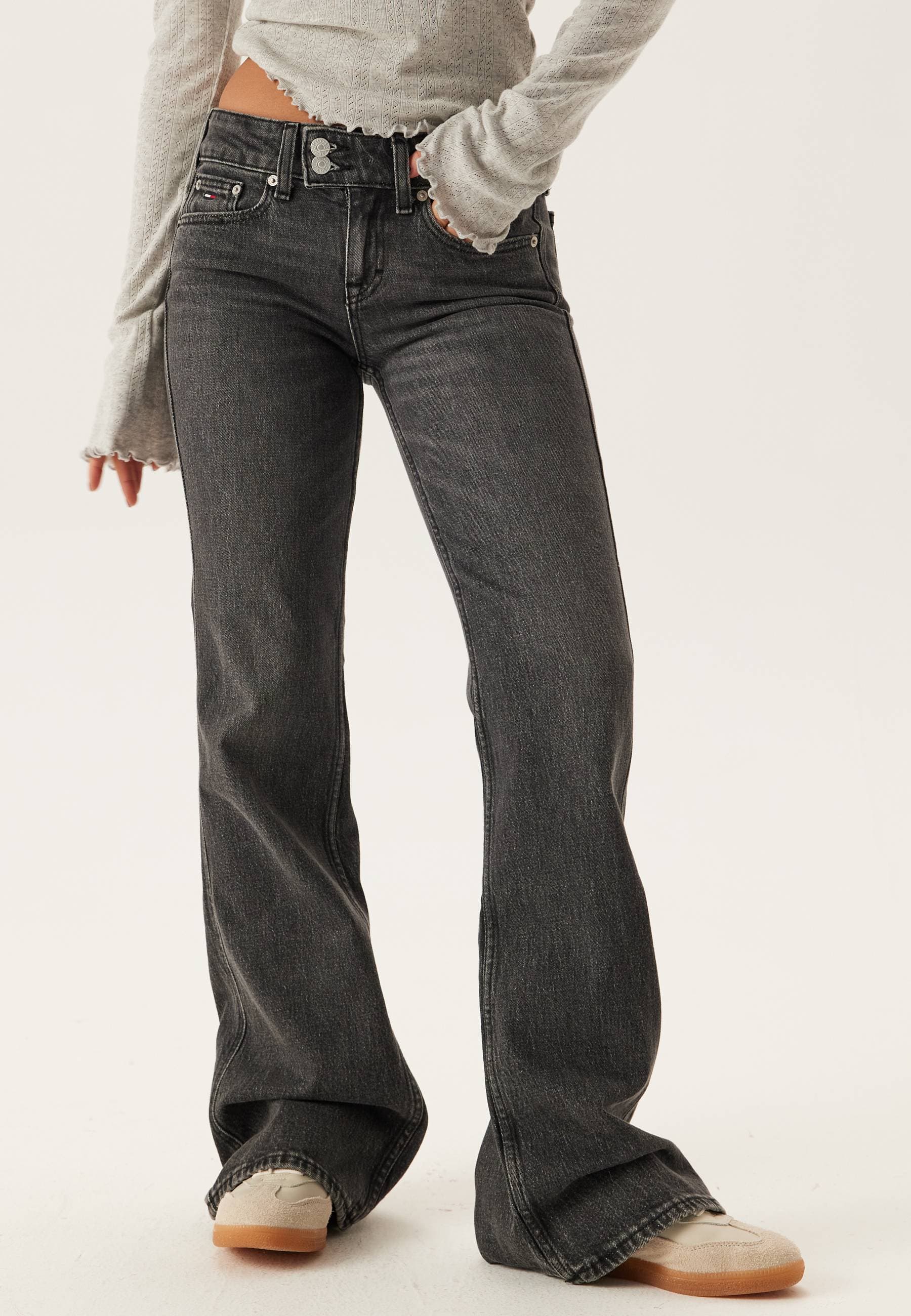 Tommy Jeans Sia Low Bootcut Bi0187 Svart Denim