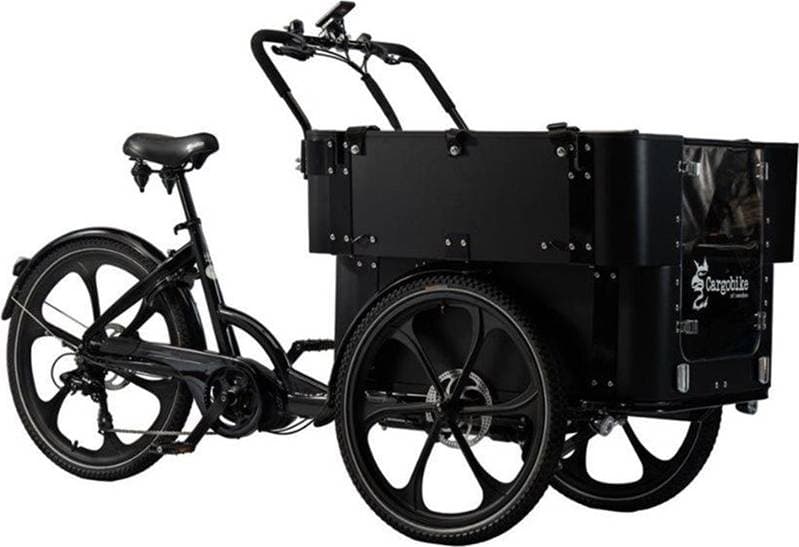 Cargobike Lådcykel DeLight Kindergarten Svart