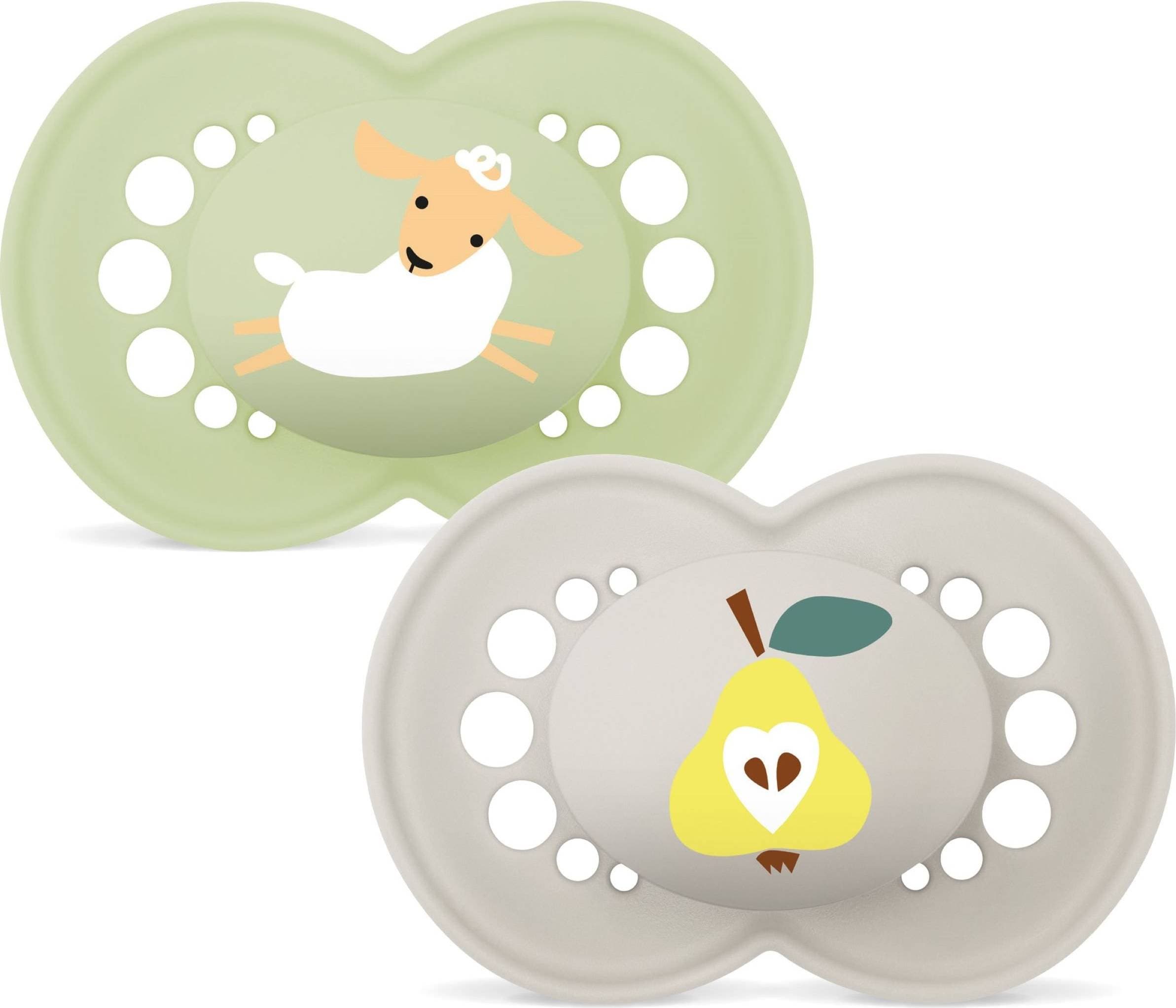 Mam Original Silicone 6-16 m Neutral 2-Pack