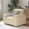 vidaXL Creme 60 cm Kunstleder Sessel