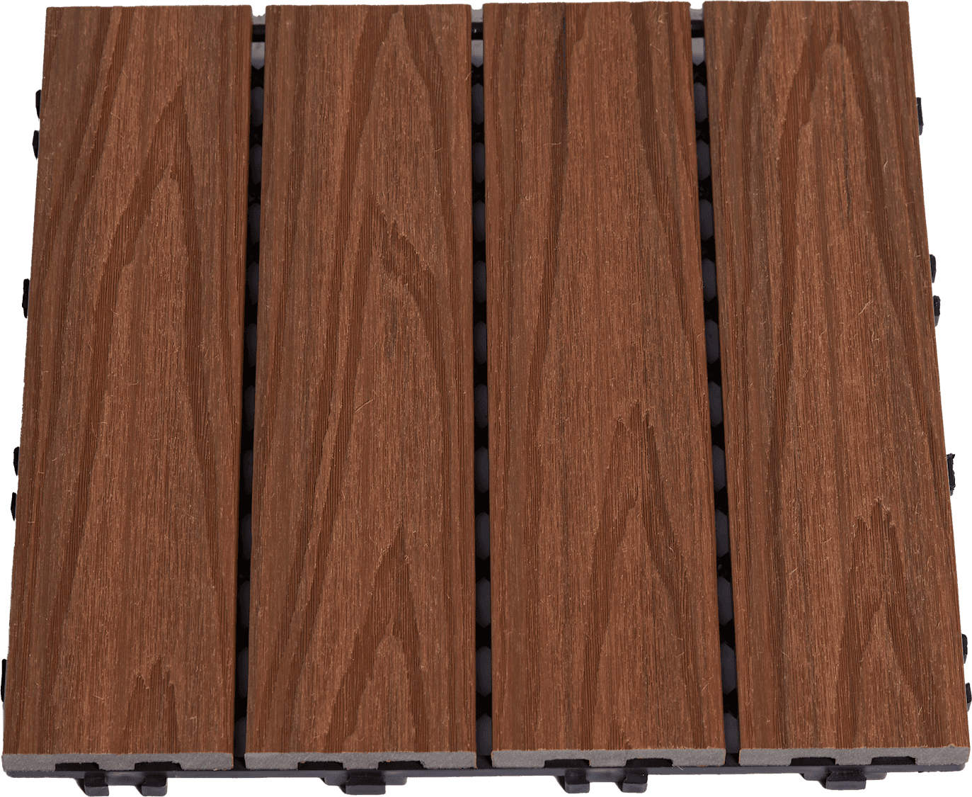 Hortus Trallruta Komposit 30x30 cm Teak 4-Pack