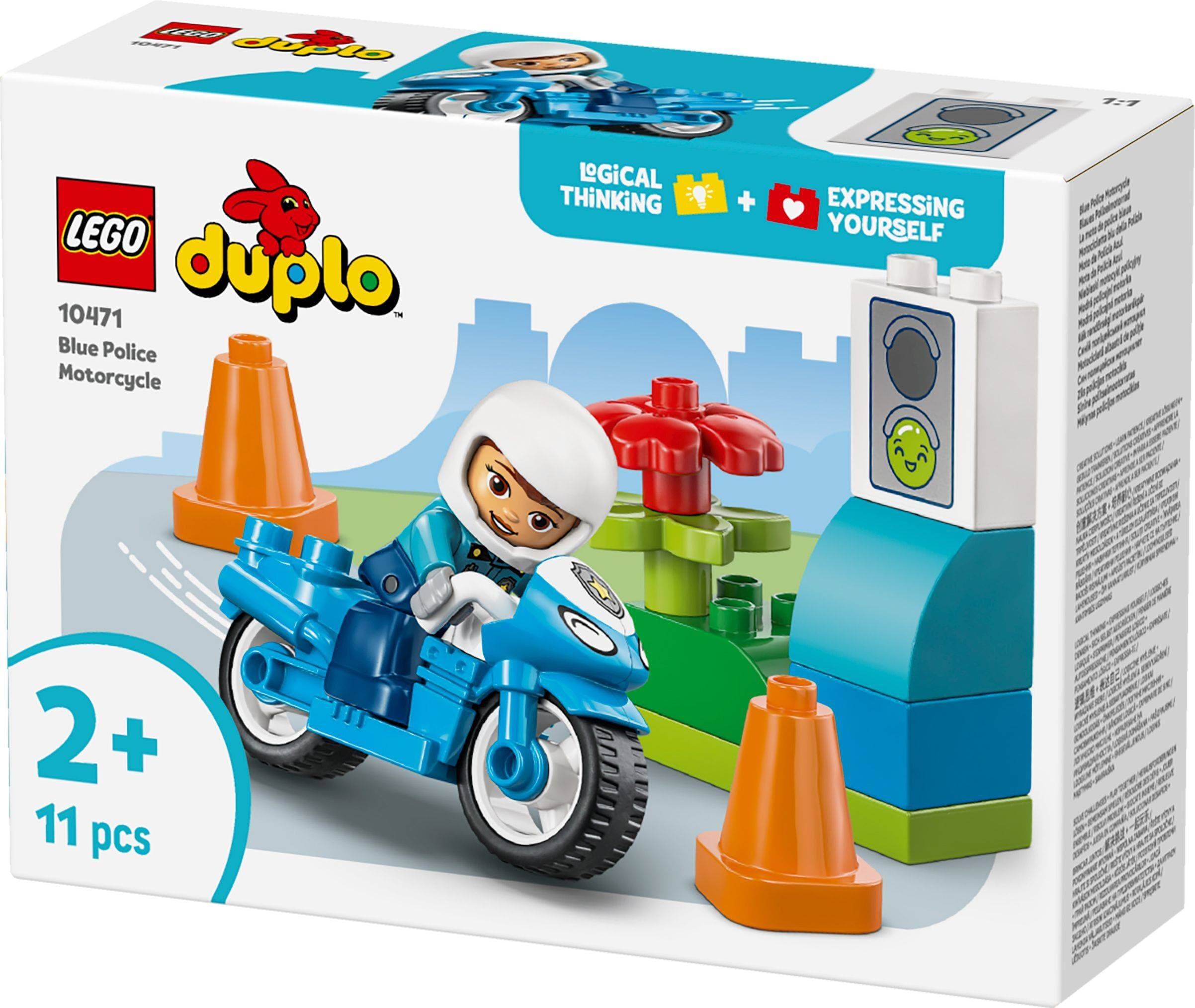 LEGO Duplo 10471 Blå Polismotorcykel
