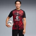 Puma Milan Tränings T-Shirt Pre Match - Röd/Svart