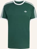 adidas Funktionstopp 3-Stripes T-Shirt - Mörkgrön/Vit
