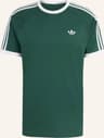 adidas Funktionstopp 3-Stripes T-Shirt - Mörkgrön/Vit