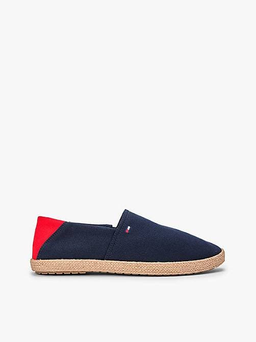 Tommy Hilfiger Espadrill Mörkblå/Röd