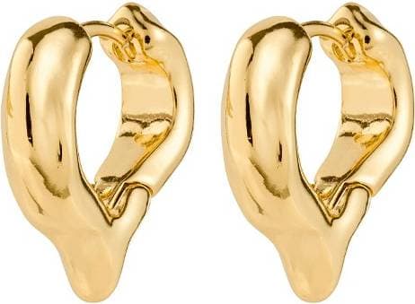 Pilgrim Iris Earrings Gold Plated Guld - Guld