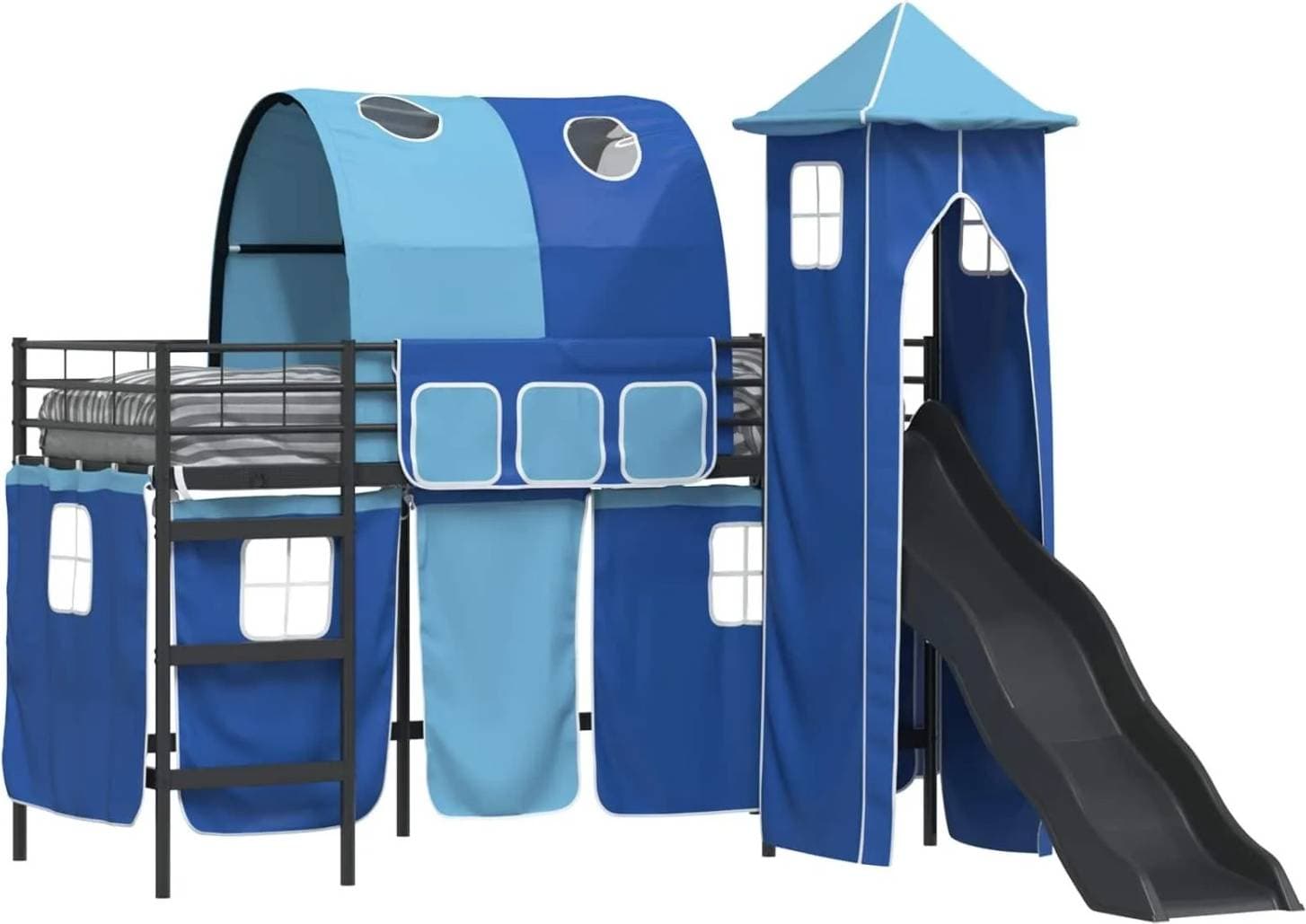 vidaXL Barns Loft Sängram 90 x 190 cm Metall