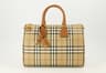 Burberry Bowling Bag Check Beige