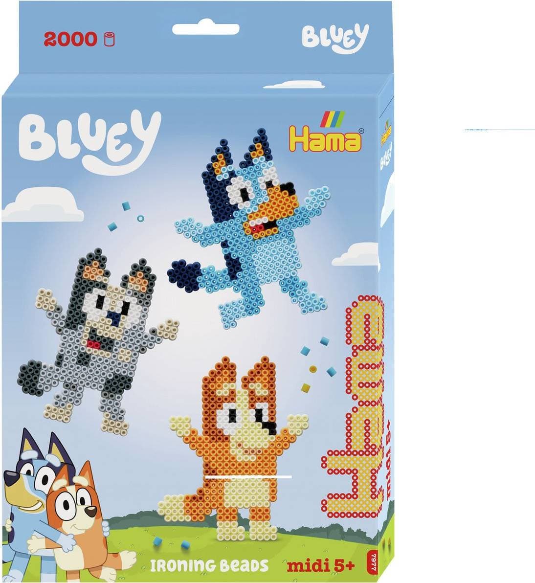 Hama Midi Hanging Box Bluey 2000 Pärlor