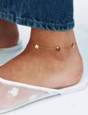Edblad Lucky Mini Anklet Multi Gold Dam One MQ Marqet