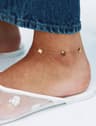 Edblad Lucky Mini Anklet Multi Gold Dam One MQ Marqet