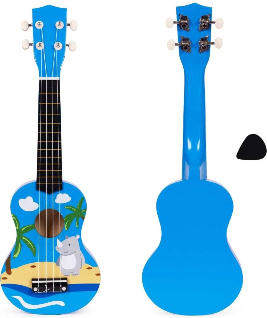 Northio Ukulele För Barn Trä 4 Nylonsträngar