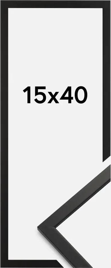 Edsbyn Akryylilasi Musta 15x40 cm