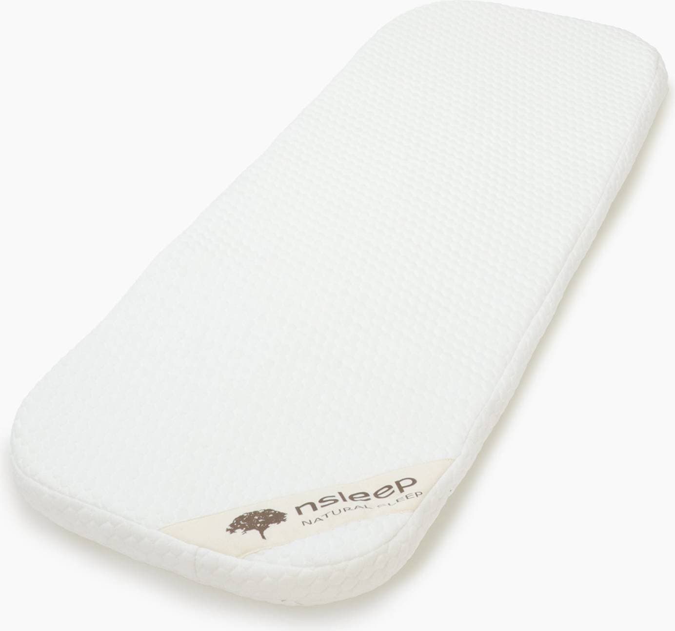 Nsleep Kinderwagenmatratze Naturlatex Weiß