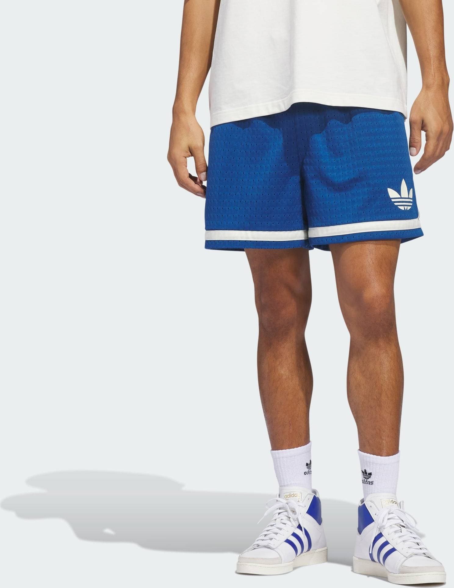 adidas Originals Basketball Shorts - Dark Marine/Ivory