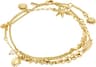 Pilgrim Armband 'PRISM' guld / pärlvit