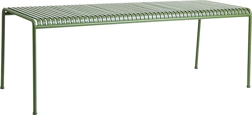 Hay Palissade Matbord 220x90 cm Olive Grön