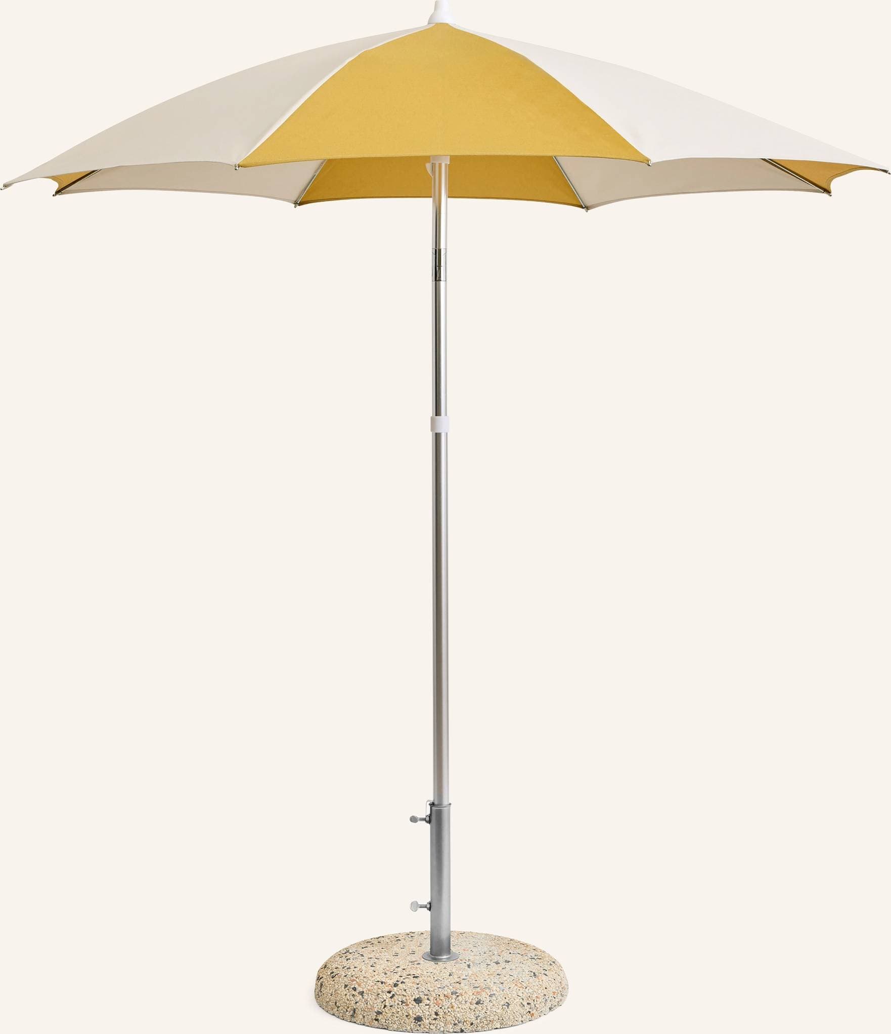 Hay Terrazza Parasol Octagon Off-White Ochre