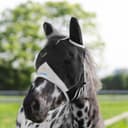 Shires Flugmask Öron Hål Pannlugg - Svart/Grå