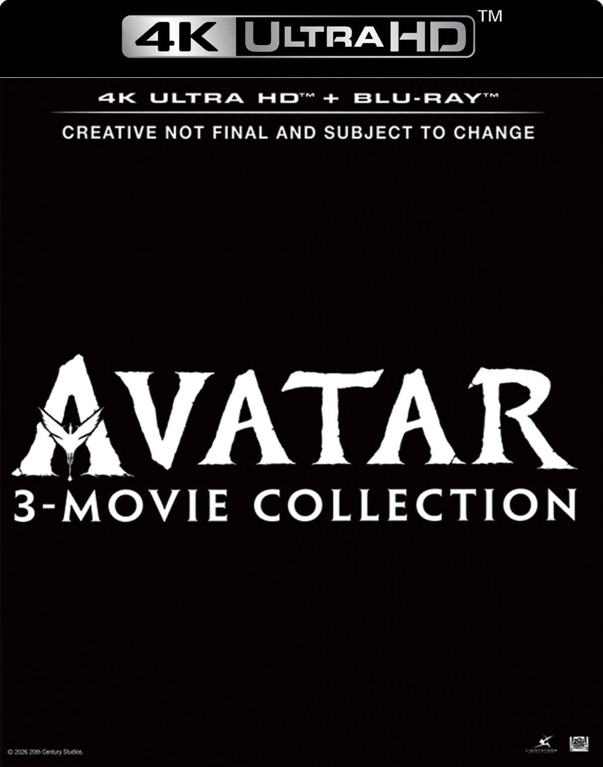 Avatar 1-3 3-Movie Collection (4K UHD + Blu-ray)