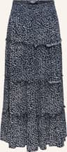 Only Onlfernanda Life Layred Long Skirt Noos - Vit/Navy