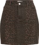 Vila Vichia Leoprint Minikjol - Brun