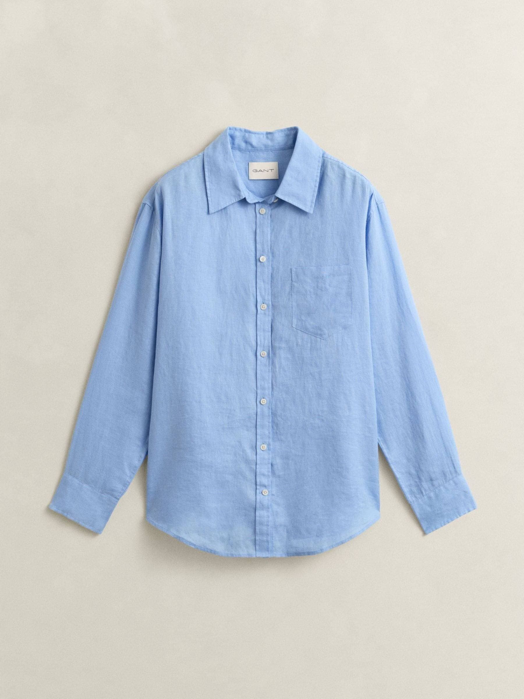 Gant Classic Poplin Shirt - Blue
