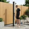 vidaXL Solardusch Med Duschhuvud Och Kran 40 L PVC