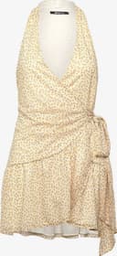 Gina Tricot Sheer Wrap Dress Omlottklänningar - Yellow