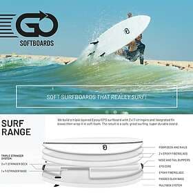 Soft Go Board 7,0 Range Wide Surfboard 