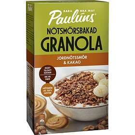 Paulúns Nötsmörsbakad Granola Jordnötssmör & Kakao 430 g