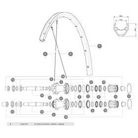 Mavic Id360 Spring And Ratchet Kit Svart