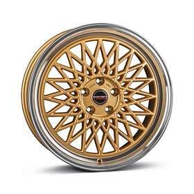 Borbet B gold rim polished 7,0x17 4/100,00 ET25 B64.0