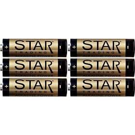 Star Trading Batteri AA 1,5V Power Alkaline 6-Pack