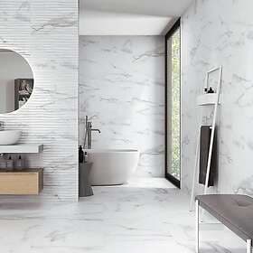 Hill Ceramic Marmor Klinker Michelangelo Carrara Vit 60x60 cm