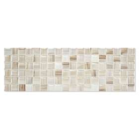 Hill Ceramic Kakel Smila Vit-Brun Mix 20x60 cm KLST6230