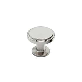 Beslag Design Knopp Uno Ø30 mm förnicklad