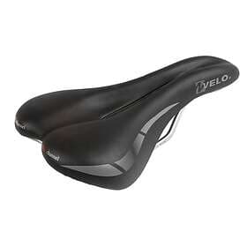 Velo Wide Channel Saddle Svart 168 mm