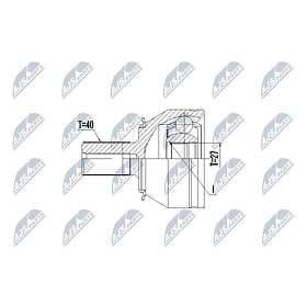 Drivknut, drivaxel NTY NPZ-VV-023