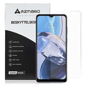 Azmaro Motorola Moto E22 4G Ultraklart Skärmskydd i Härdat glas Genomskinlig